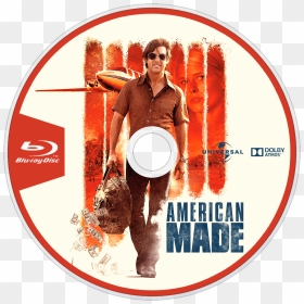 American Made Bluray Disc Image , Png Download - Tom Cruise Movies Poster, Transparent Png - bluray logo png