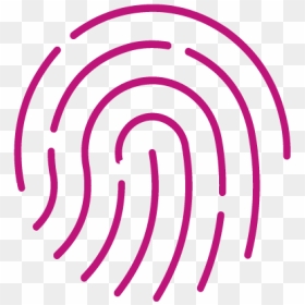 Fingerprint-icon - Circle, HD Png Download - fingerprint icon png