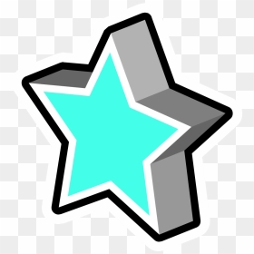 Official Club Penguin Online Wiki - Club Penguin Star Pin, HD Png Download - star icons png