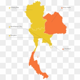 Thailand Map Vector Png, Transparent Png - thailand flag png