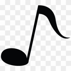 Eighth Note, Music, Node, Instrument Vector Icon - Musical Eighth Note Clip Art, HD Png Download - music note icon png