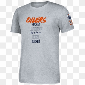 Nhl Tshirt, HD Png Download - edmonton oilers logo png