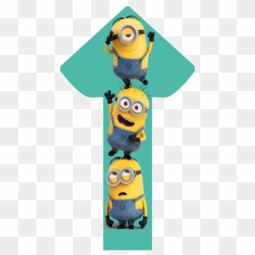 Despicable Me Breezy Flyer Kite - 3 Minions Poster, HD Png Download - despicable me png