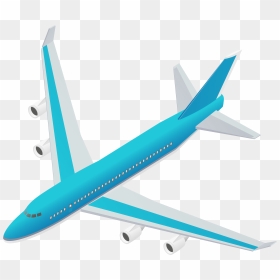 Blue Airplane Transparent Png Vector Clipartu200b Gallery - Transparent ...