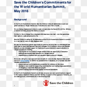 Save The Children, HD Png Download - red cross out png