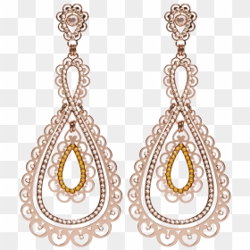 Shiyaya Earring Stud Teardrops Rose Gold, Light Peach - Earrings, HD Png Download - teardrops png