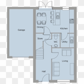 Meadow View Floorplans The Maple 1 - Floor Plan, HD Png Download - maple png