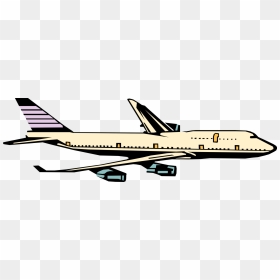 Aircraft Clipart Jumbo Jet - Clipart Jet Png, Transparent Png - airplane.png