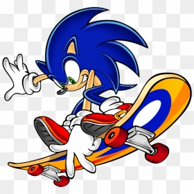 Thumb Image - Sonic The Hedgehog Skateboard, HD Png Download - sonic.png