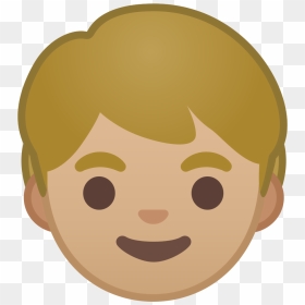 Child Medium Light Skin Tone Icon - Emoji Niño Png, Transparent Png - face icon png