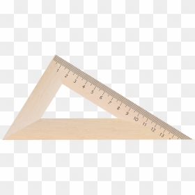 Wooden Square Png Clipart Image - Ruler Square Png, Transparent Png - rounded triangle png