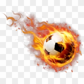 Flaming Soccer Ball Png, Transparent Png - campfire icon png