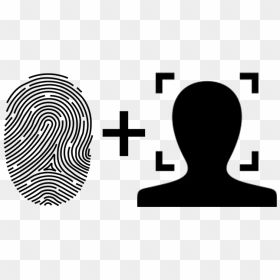 Face Recognition Clipart, HD Png Download - fingerprint icon png