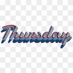 Thursday Png Transparent Images Free Download - Thursday 3d, Png Download - thursday png