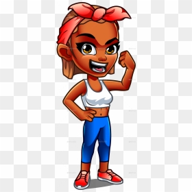 Cartoon Woman Strong , Png Download - Strong Women Png, Transparent Png - strong png
