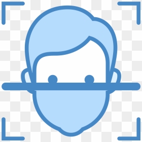 Facial Recognition Icon - Face Detection Icon Png, Transparent Png - face icon png