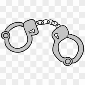 Handcuffs Clip Art - 8th Amendment Drawing Easy, HD Png Download - hand cuffs png