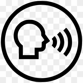 Speak Icon Png - Charing Cross Tube Station, Transparent Png - fingerprint icon png