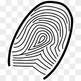 Icon, People, Fingerprint, Print, Cartoon, Thumb, Free - Fingerprint Clip Art, HD Png Download - fingerprint icon png