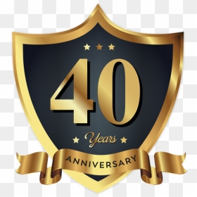 40th Anniversary Badge Logo Icon, Anniversary, 40 Anniversary - 25th Anniversary Logo Png, Transparent Png - badge icon png
