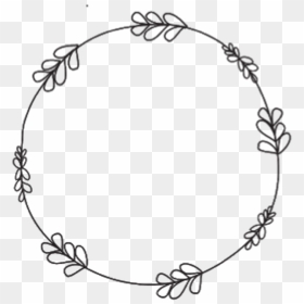 Border Wreath Circle Round Doodle Frame Transparent - Transparent Doodle Border, HD Png Download - doodle frame png