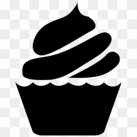 Black And White Cupcake Png 1 » Png Image - Black And White Cupcake Icon, Transparent Png - cup cake png