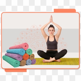 After - Stretching, HD Png Download - yoga mat png