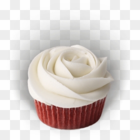 Dozen White Rose Cupcake Box - Floral Cupcake Png, Transparent Png - cup cake png