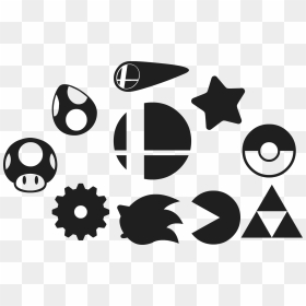 So I Wanted To Recreate In Flash Some Of The Smashbros - Smash Bros Icons Png, Transparent Png - flash icon png