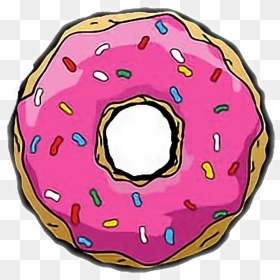 Rosquilla Dona Food Homer Homerosimpson Freetoedit - Donut Simpson, HD Png Download - simpsons donut png