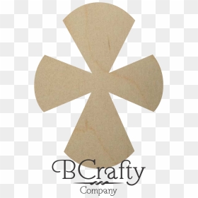 Unfinished Wooden Cross Shapes - Cross, HD Png Download - blank wooden sign png