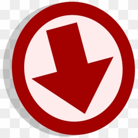 Symbol Arrow Down - Tate Modern, London, HD Png Download - red arrow .png