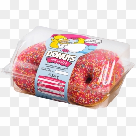 Simpsons Donut Png , Png Download - Donuts Pink Glazed Sipson, Transparent Png - simpsons donut png