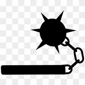 The Morning Star Is Any Of Several Medieval Club Like - Cartoon Flail, HD Png Download - medieval png