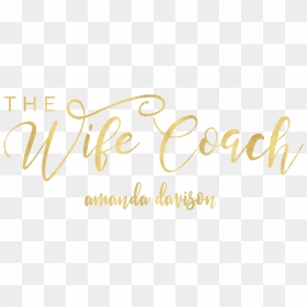 Wife Coach Name Logo Gold - Calligraphy, HD Png Download - coach png