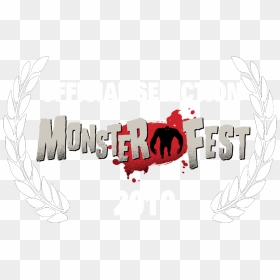 Monster Fest 2019 Official Selection White - Monster Fest, HD Png Download - teardrops png