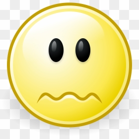 Worried Face, HD Png Download - worried emoji png