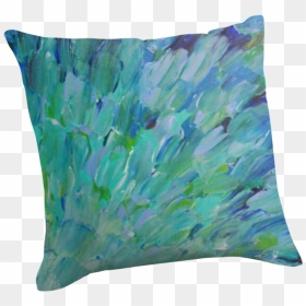 Ocean Themes, Peacock Feathers, Throw Pillows, Teal,, HD Png Download - peacock feathers png