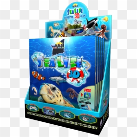 3d Sea Life Book - Airplane, HD Png Download - sea life png