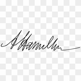 Alexander Hamilton Signature, HD Png Download - alexander hamilton png
