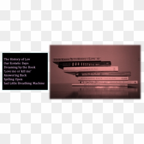 As Promised, Here Are My Own Poetic Book Spine Offerings - Novel, HD Png Download - book spine png