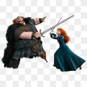 King Fergus And Merida, HD Png Download - brave png