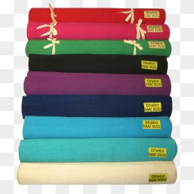 Solid Cotton Yoga Mat Rug , Png Download - Wool, Transparent Png - yoga mat png