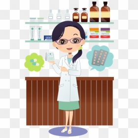 Community Pharmacy Pharmacist Clipart - Pharmacist, HD Png Download - pharmacy png