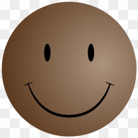 Transparent Smiley Face Icon Png - Happy Face Brown Png, Png Download - face icon png