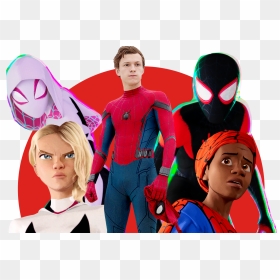 Sony Finally Untangles Its Spider Web - Spider Man Into The Spider Verse Miles Gwen And Tom, HD Png Download - hailee steinfeld png