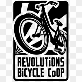 Revolutions Logos-01 - Revolutions Bike Coop Logo, HD Png Download - bicyclist png