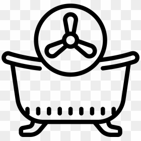 Bath Fan Icon Free Download Png And Vector - Bathroom, Transparent Png - action icon png