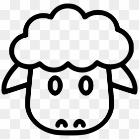 Sheep Face Icon , Png Download - Sheep Faces Clip Art, Transparent Png - face icon png