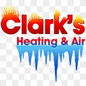 Clark"s Heating And Air Logo - Logo For Heating And Cooling Company, HD Png Download - heat logo png